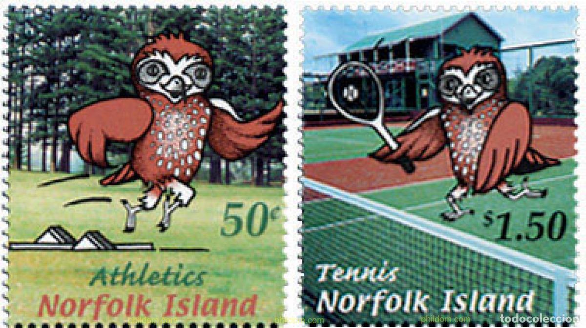 Sellos: 88952 MNH NORFOLK 2002 6 JUEGOS DEL PACIFICO SUR