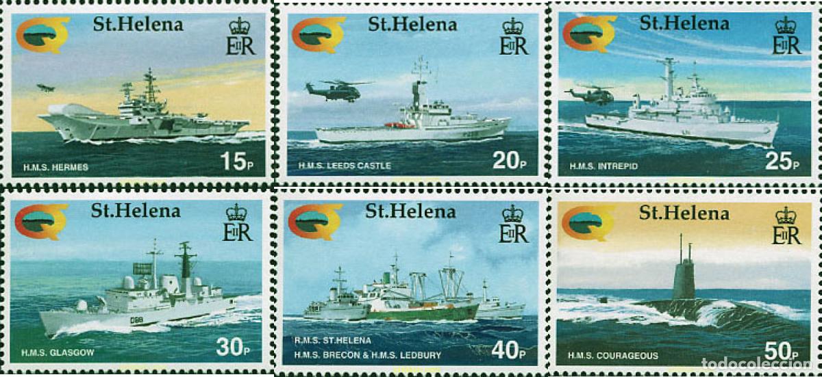 Sellos: 99771 MNH SANTA ELENA 2002 BARCOS DE LA ROYAL NAVY