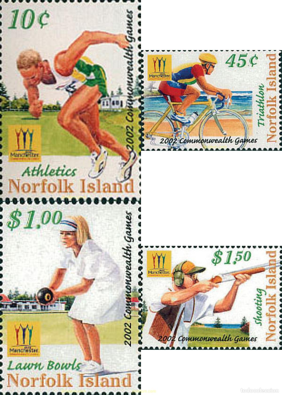 Sellos: 102277 MNH NORFOLK 2002 JUEGOS DE LA COMMONWEALTH