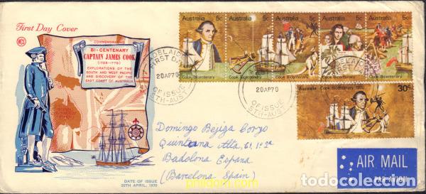 Sellos: 572306 MNH AUSTRALIA 1970 200 ANIVERSARIO DEL DESCUBRIMIENTO DE AUSTRALIA
