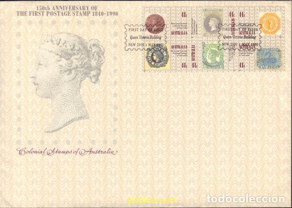 Sellos: 436640 MNH AUSTRALIA 1990 150 ANIVERSARIO DEL SELLO