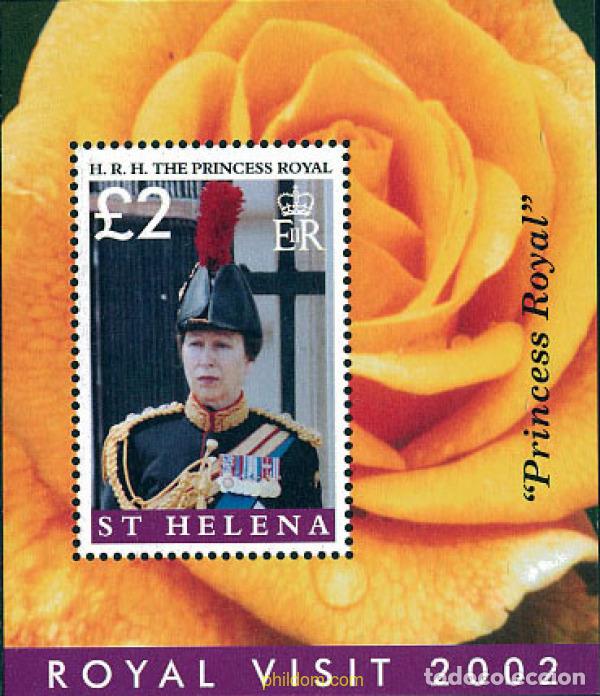 Sellos: 115272 MNH SANTA ELENA 2002 VISITA DE LA PRINCESA ANA
