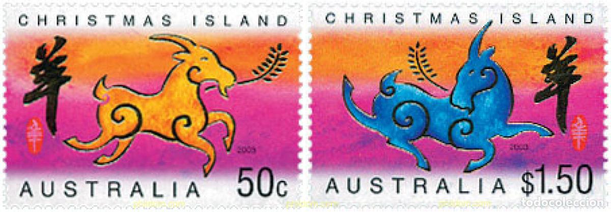 Sellos: 116748 MNH CHRISTMAS 2003 A&Ntilde;O LUNAR CHINO - A&Ntilde;O DE LA CABRA