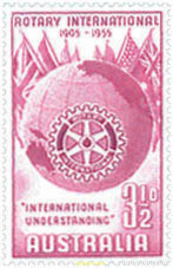 Sellos: 122220 MNH AUSTRALIA 1955 50 ANIVERSARIO DEL CLUB ROTARY INTERNACIONAL