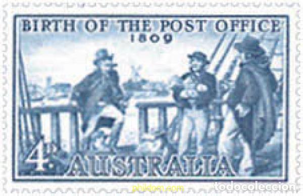 Sellos: 122256 MNH AUSTRALIA 1959 150 ANIVERSARIO DEL CORREO AUSTRALIANO