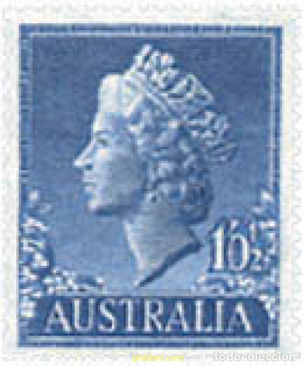 Sellos: 285820 HINGED AUSTRALIA 1955 REINA ISABEL II