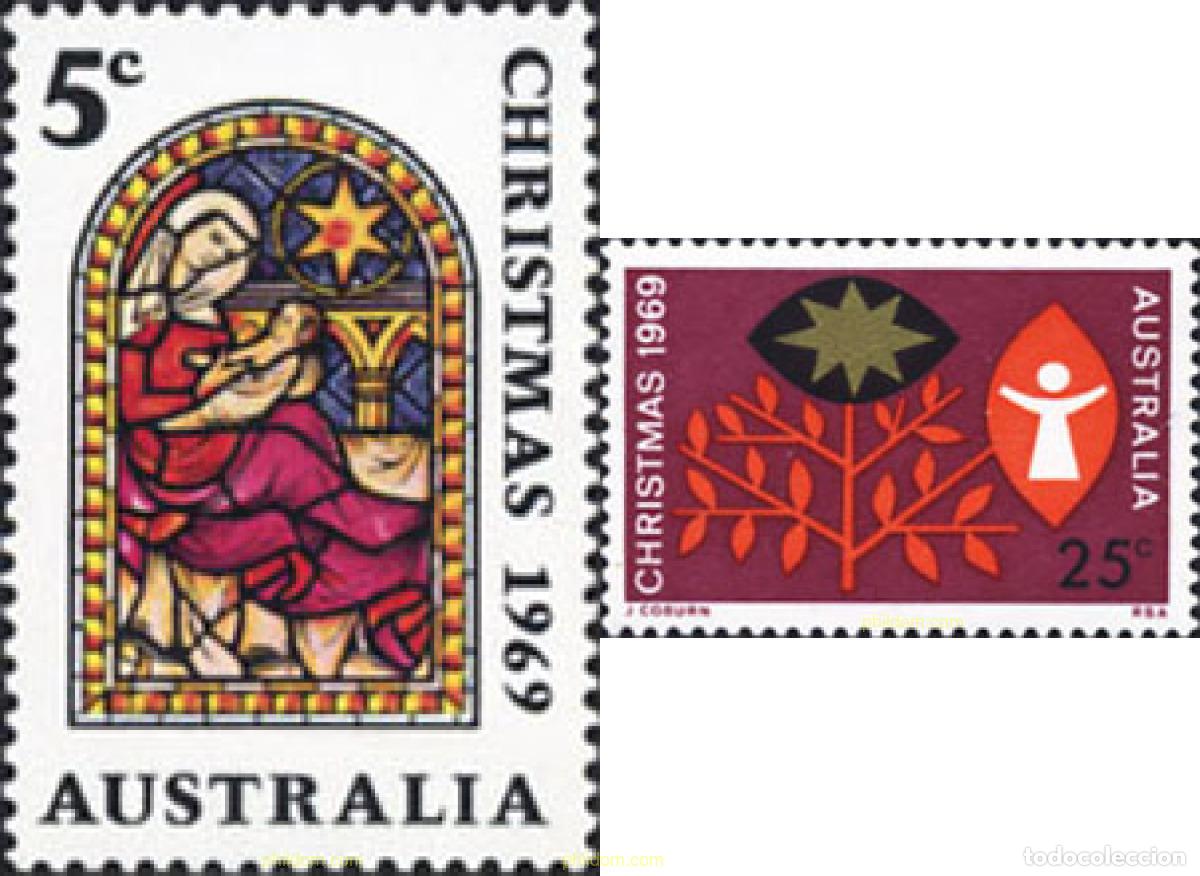 Sellos: 122338 MNH AUSTRALIA 1969 NAVIDAD