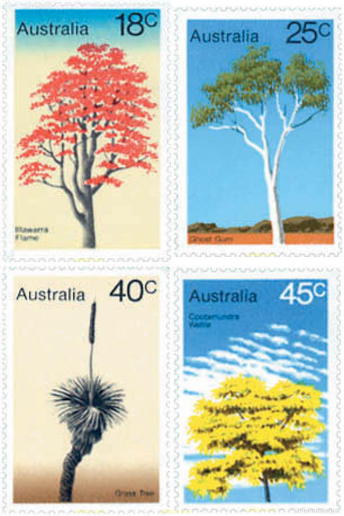 Sellos: 122887 MNH AUSTRALIA 1978 ARBOLES