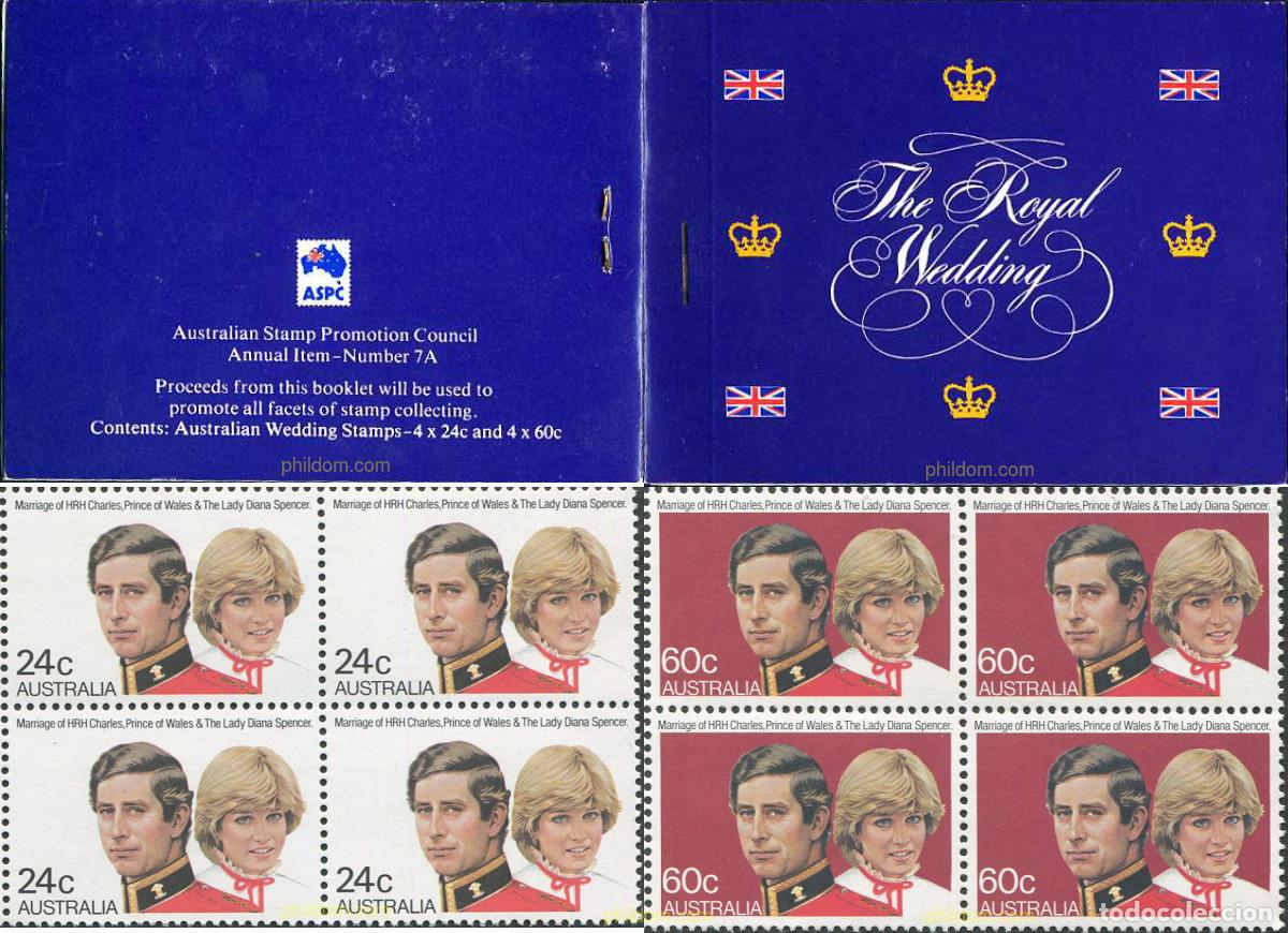 Sellos: 285874 MNH AUSTRALIA 1981 BODA DEL PRINCIPE CARLOS Y LADY DIANA SPENCER