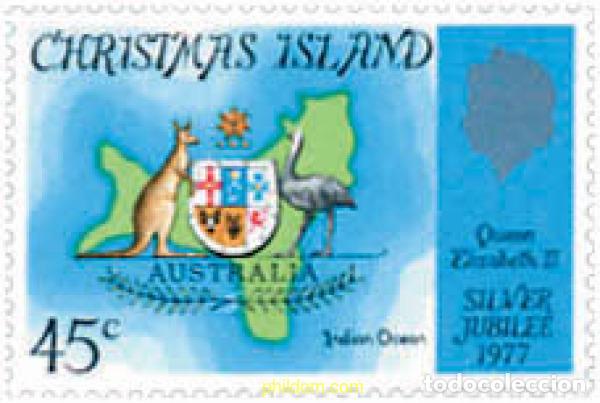Sellos: 123039 MNH CHRISTMAS 1977 25 ANIVERSARIO DE LA ASCENSION AL TRONO DE ISABEL II