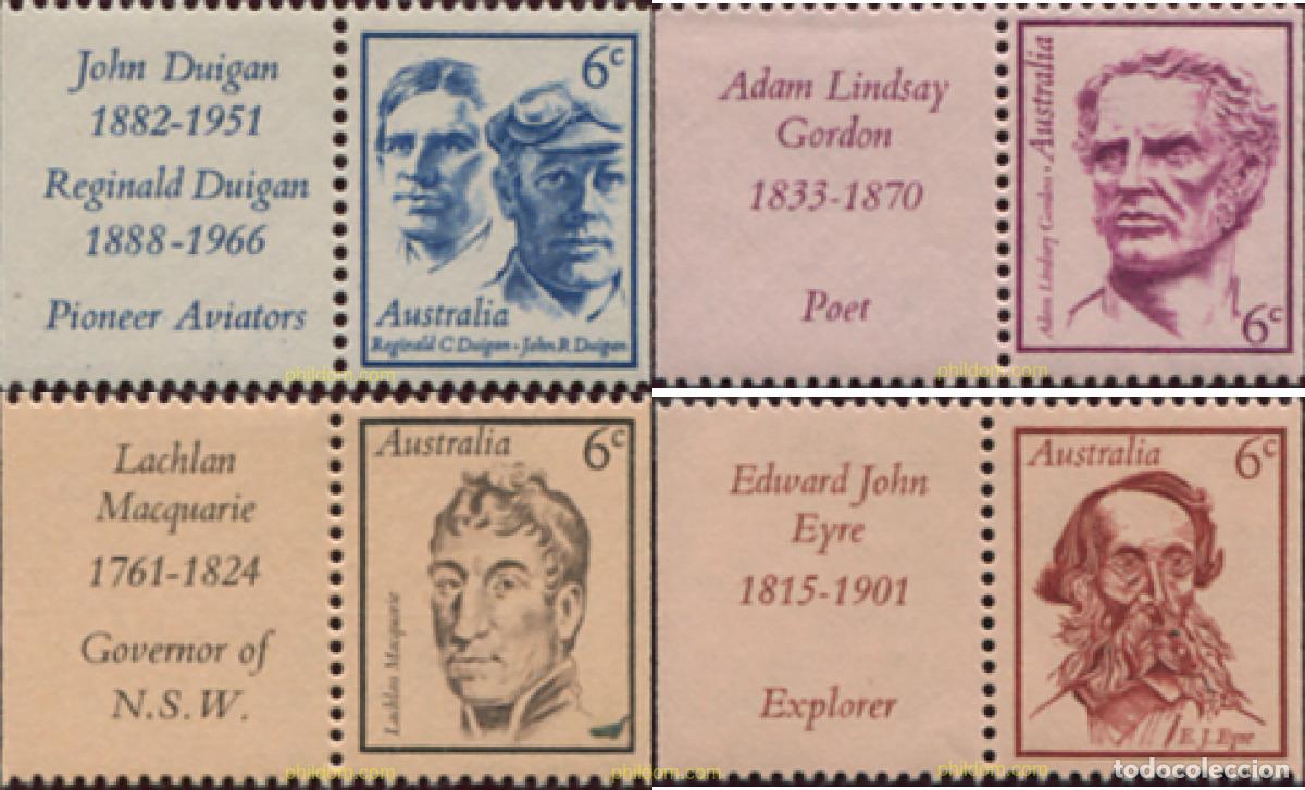 Sellos: 122865 MNH AUSTRALIA 1970 AUSTRALIANOS CELEBRES
