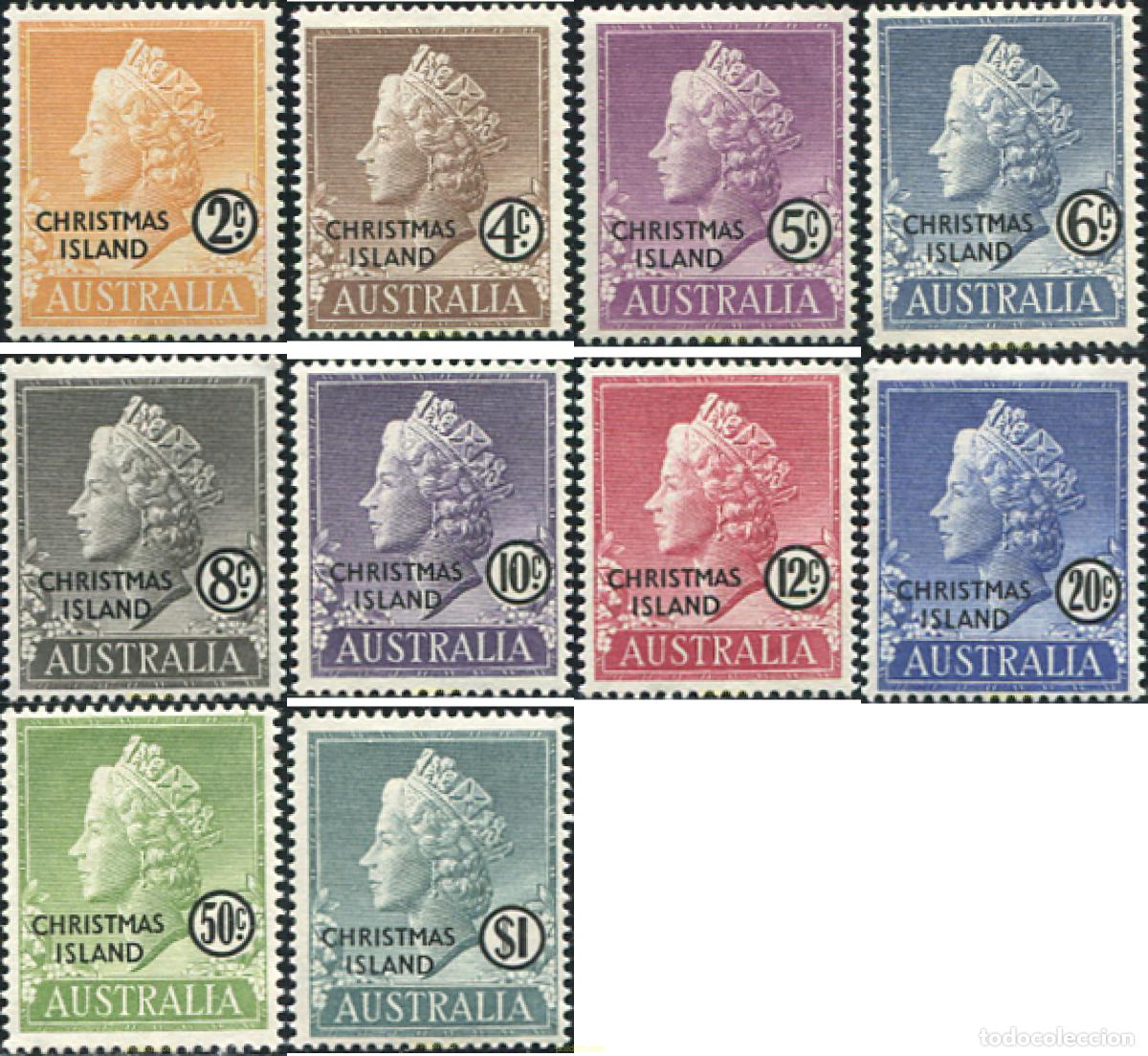 Sellos: 123025 MNH CHRISTMAS 1958 REINA ISABEL II