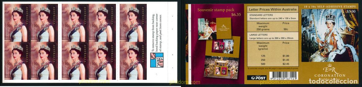 Sellos: 125973 MNH AUSTRALIA 2003 50 ANIVERSARIO DE LA CORONACION DE ISABEL II
