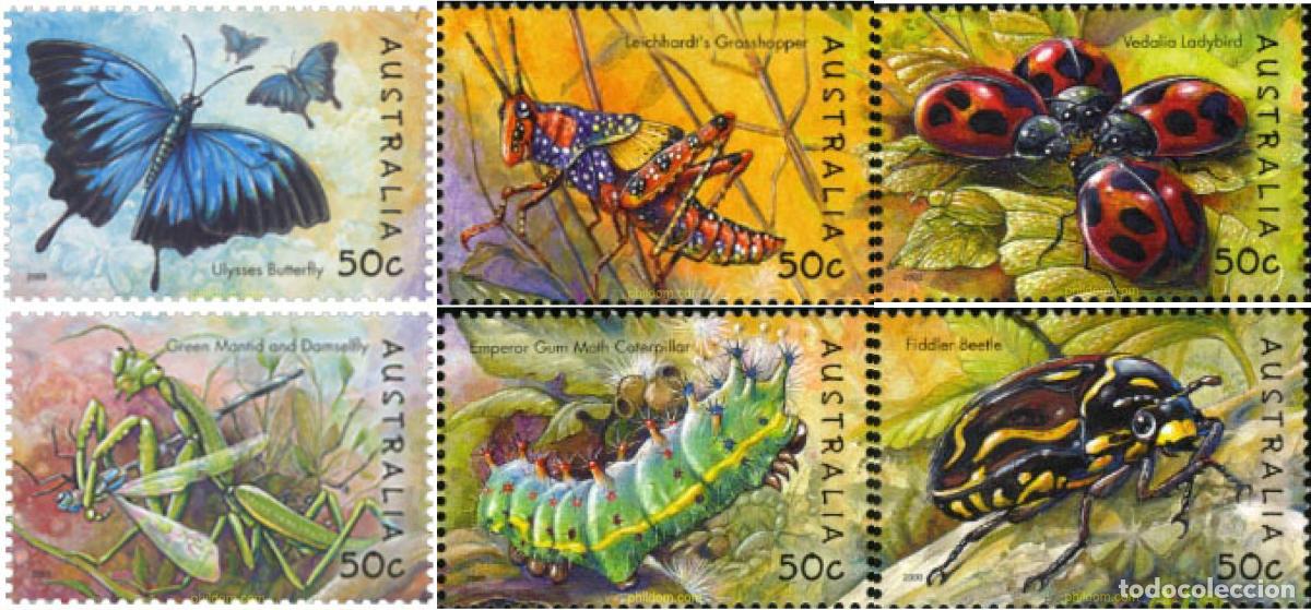 Sellos: 132710 MNH AUSTRALIA 2003 INSECTOS