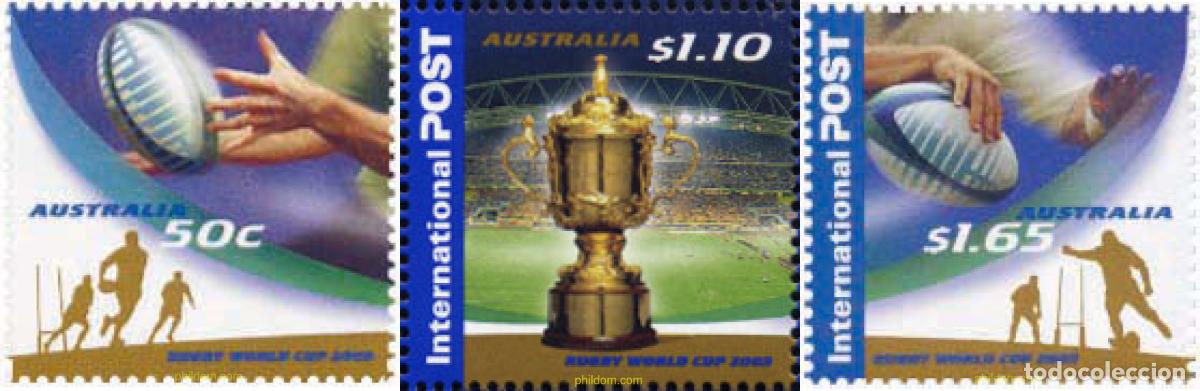 Sellos: 135172 MNH AUSTRALIA 2003 COPA DEL MUNDO DE RUGBY