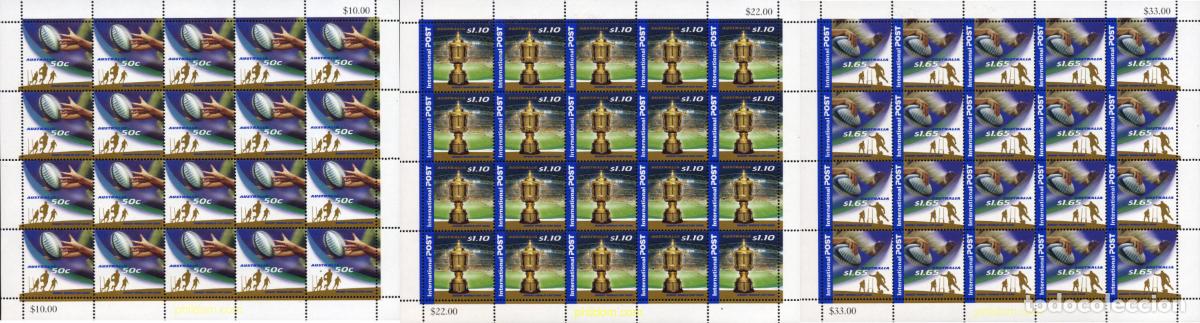 Sellos: 135173 MNH AUSTRALIA 2003 COPA DEL MUNDO DE RUGBY