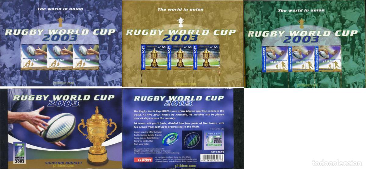 Sellos: 136712 MNH AUSTRALIA 2003 COPA DEL MUNDO DE RUGBY