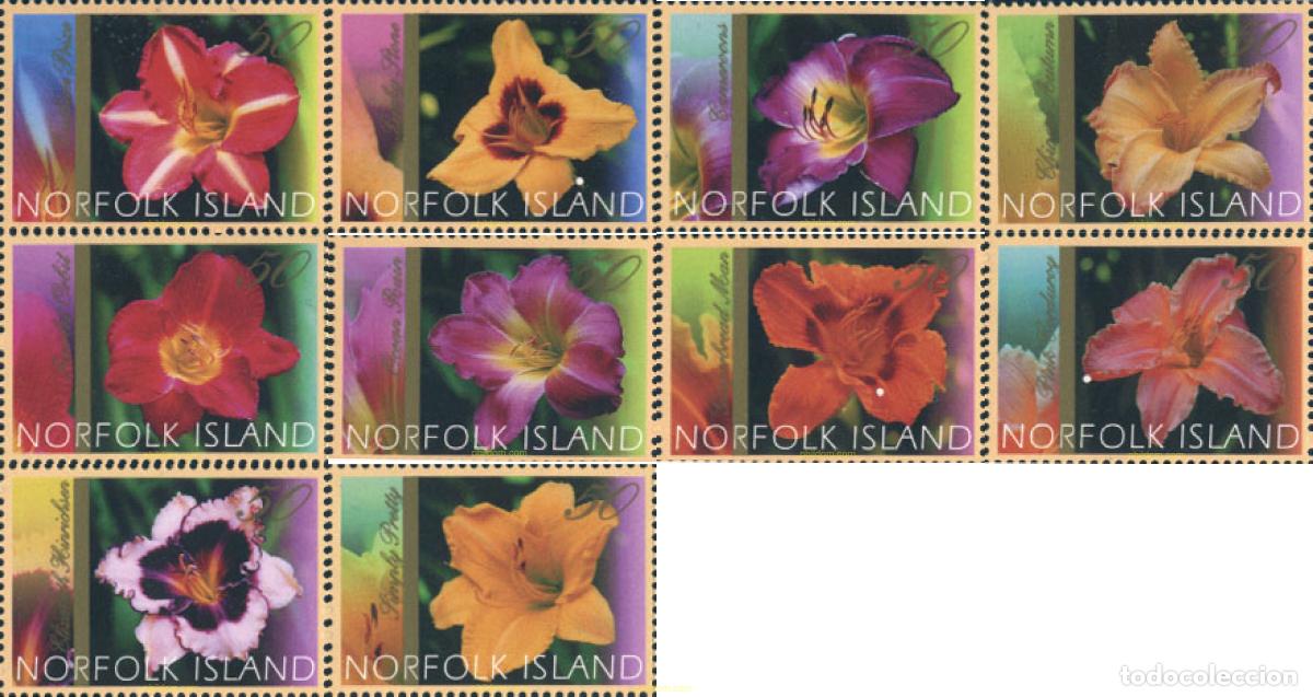 Sellos: 136920 MNH NORFOLK 2003 FLORES