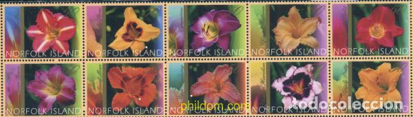 Sellos: 136921 MNH NORFOLK 2003 FLORES