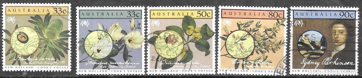 Sellos: SELLOS USADOS DE AUSTRALIA 1986, YT 936/ 39 + 941