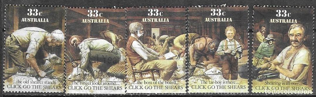 Sellos: SELLOS USADOS DE AUSTRALIA 1984, YT 955/ 59