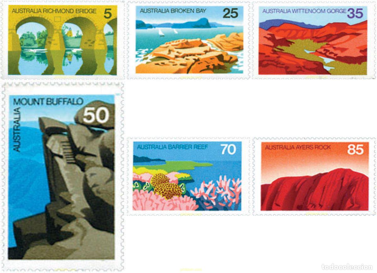 Sellos: 144191 MNH AUSTRALIA 1976 LUGARES DE INTERES EN AUSTRALIA