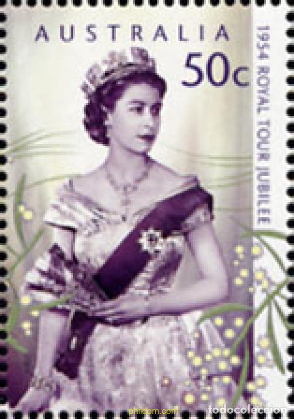 Sellos: 145694 MNH AUSTRALIA 2004 50 ANIVERSARIO DE LA PRIMERA VISITA REAL