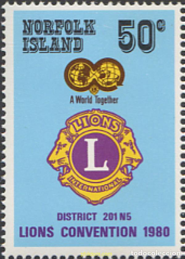 Sellos: 147971 MNH NORFOLK 1980 LIONS CLUB