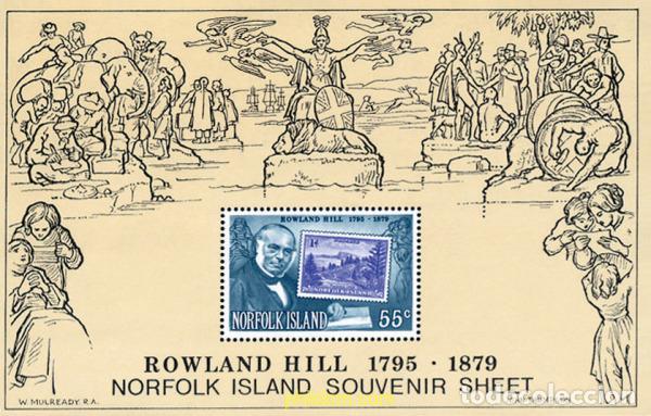 Sellos: 147965 MNH NORFOLK 1979 CENTENARIO DE LA MUERTE DE SIR ROWLAND HILL