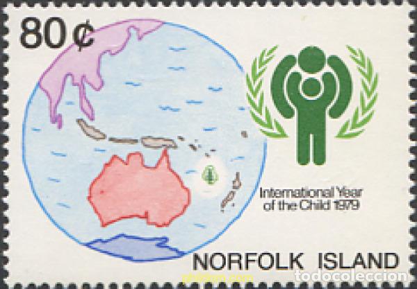 Sellos: 147970 MNH NORFOLK 1979 A&Ntilde;O INTERNACIONAL DEL NI&Ntilde;O