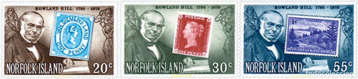 Sellos: 147964 MNH NORFOLK 1979 CENTENARIO DE LA MUERTE DE SIR ROWLAND HILL