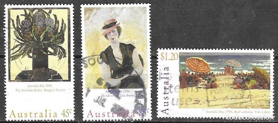 Sellos: SELLOS USADOS DE AUSTRALIA 1996, YT 1482/ 83 + 1485