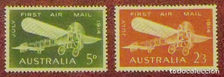 Sellos: SELLOS** DE AUSTRALIA 1964, CORREO AEREO YT 12/ 13