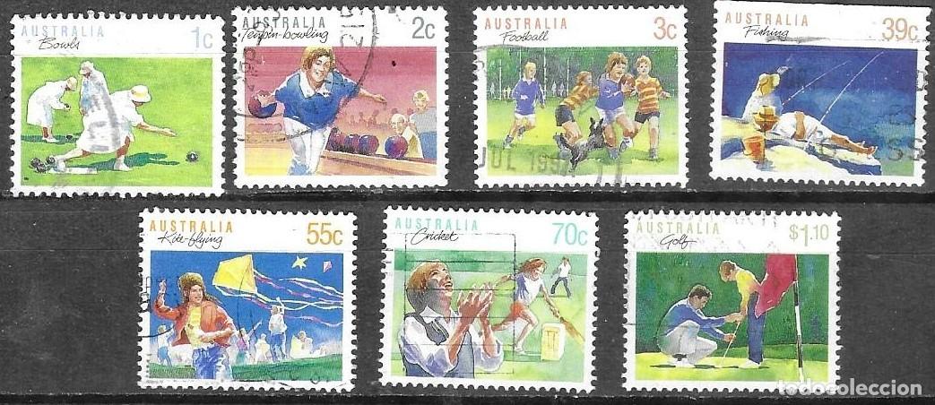 Sellos: SELLOS USADOS DE AUSTRALIA 1989, YT 1118/ 21