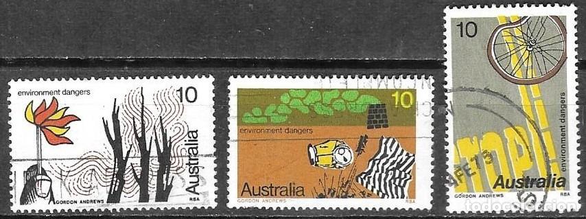 Sellos: SELLOS USADOS DE AUSTRALIA 1975, YT 554/ 56