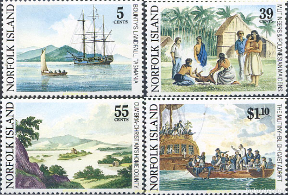 Sellos: 274281 MNH NORFOLK 1989 BICENTENARIO DEL MOTIN DE BOUNTY