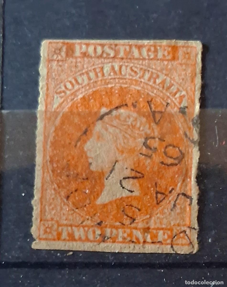 Sellos: AUSTRALIA DEL SUR, 1855, CAT.YT.SA2.