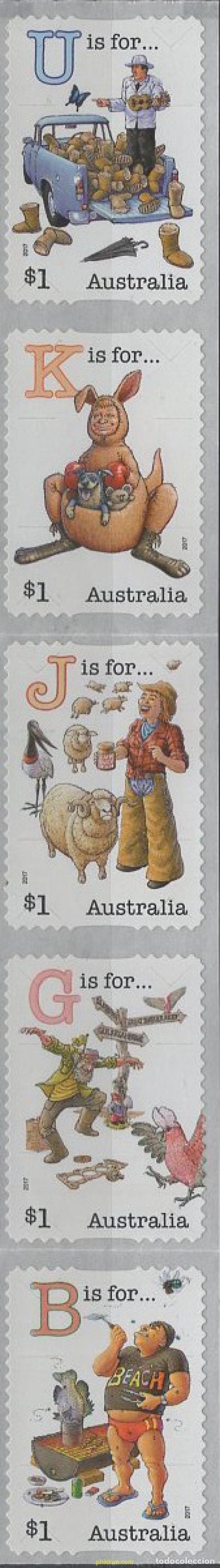 Sellos: 650868 MNH AUSTRALIA 2017 ALFABETO