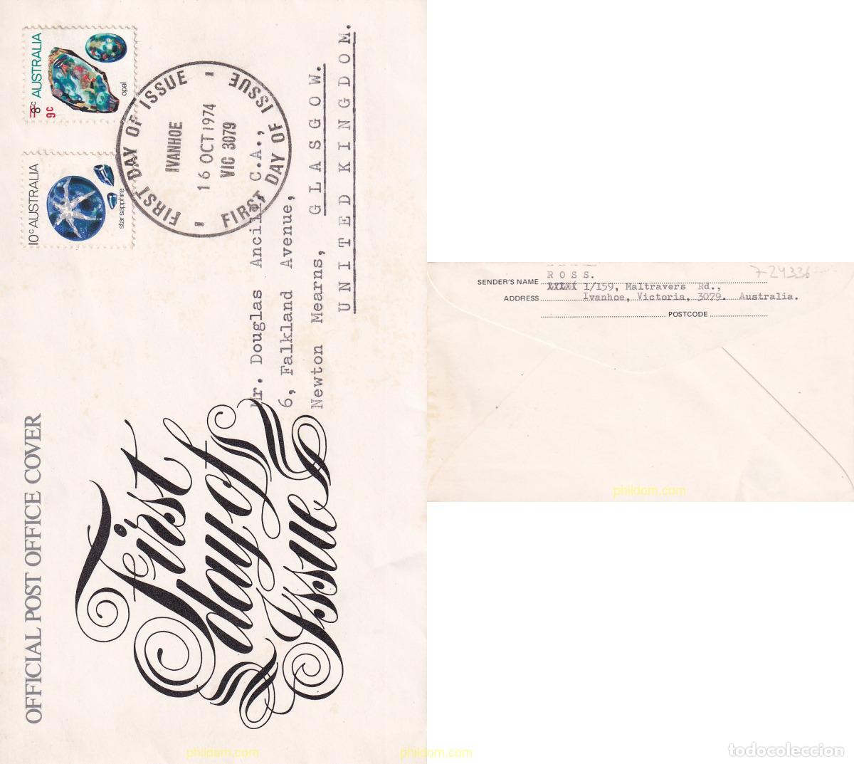 Sellos: 724336 USED AUSTRALIA 1974 MOTIVOS VARIOS