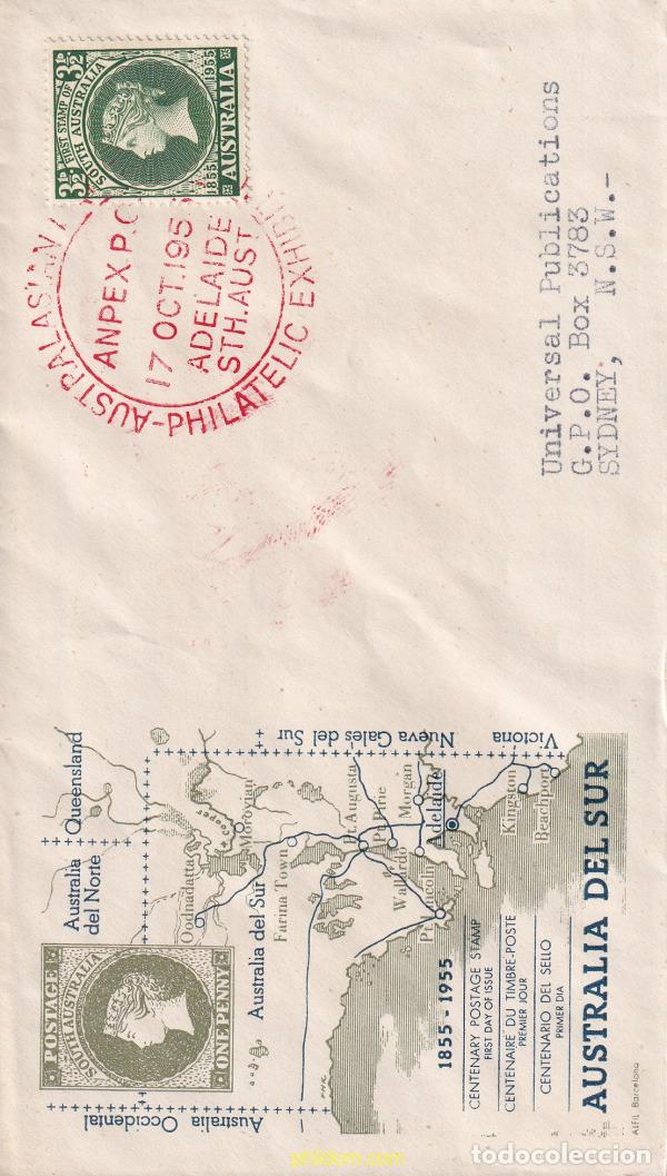Sellos: 724337 USED AUSTRALIA 1955 CENTENARIO DEL SELLOS AUSTRALIANO