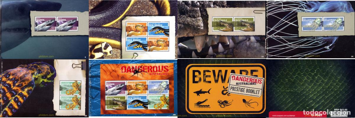 Sellos: 275202 MNH AUSTRALIA 2006 FAUNA PELIGROSA DE AUSTRALIA