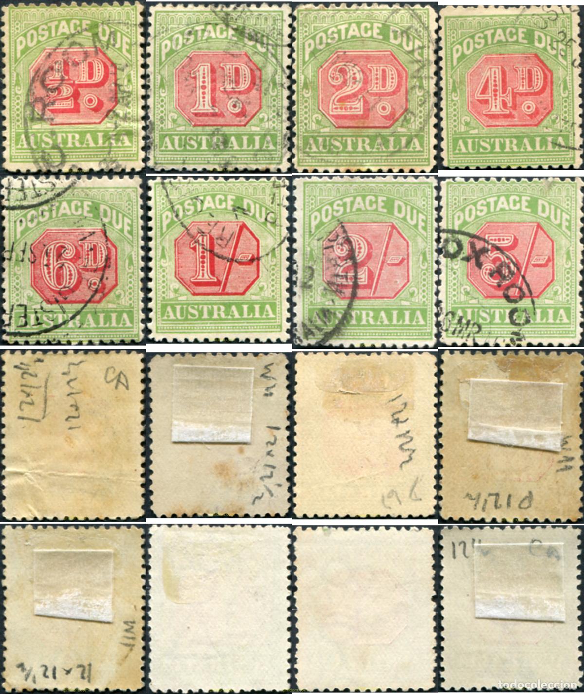 Sellos: 790714 USED AUSTRALIA 1909 SELLOS DE TASAS