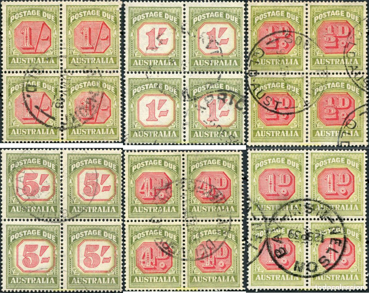 Sellos: 790900 USED AUSTRALIA 1938 SELLOS DE TASAS