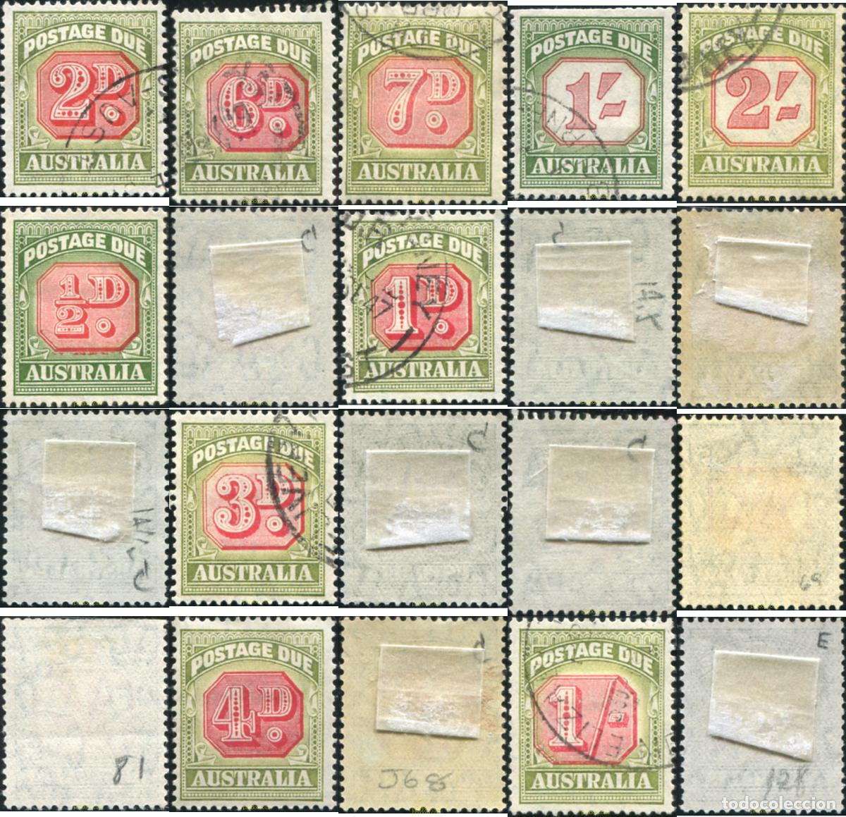 Sellos: 790898 USED AUSTRALIA 1938 SELLOS DE TASAS