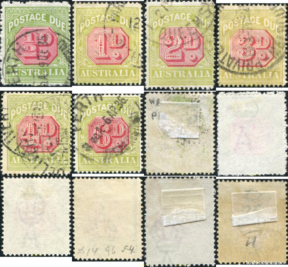 Sellos: 790866 USED AUSTRALIA 1925 SELLOS DE TASAS