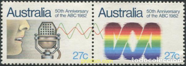 Sellos: 285879 MNH AUSTRALIA 1982 50 ANIVERSARIO DE LA COMISION AUSTRALIANA DE DIFUSION
