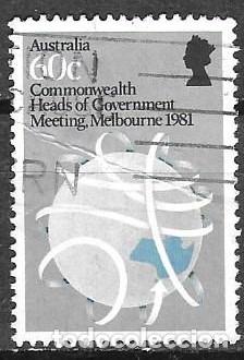 Sellos: SELLO USADO DE AUSTRALIA 1981, YT 755