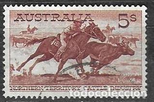 Sellos: SELLO USADO DE AUSTRALIA 1961, YT 274