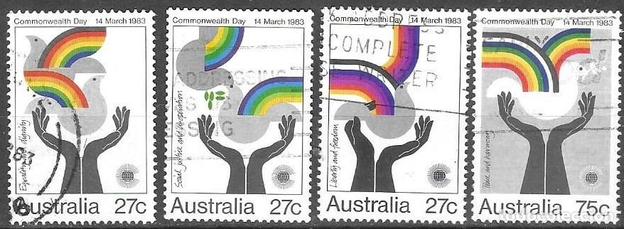 Sellos: SELLOS USADOS DE AUSTRALIA 1983, YT 817/ 20