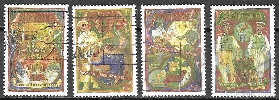 Sellos: SELLOS USADOS AUSTRALIA 1993, YT 1302/ 05